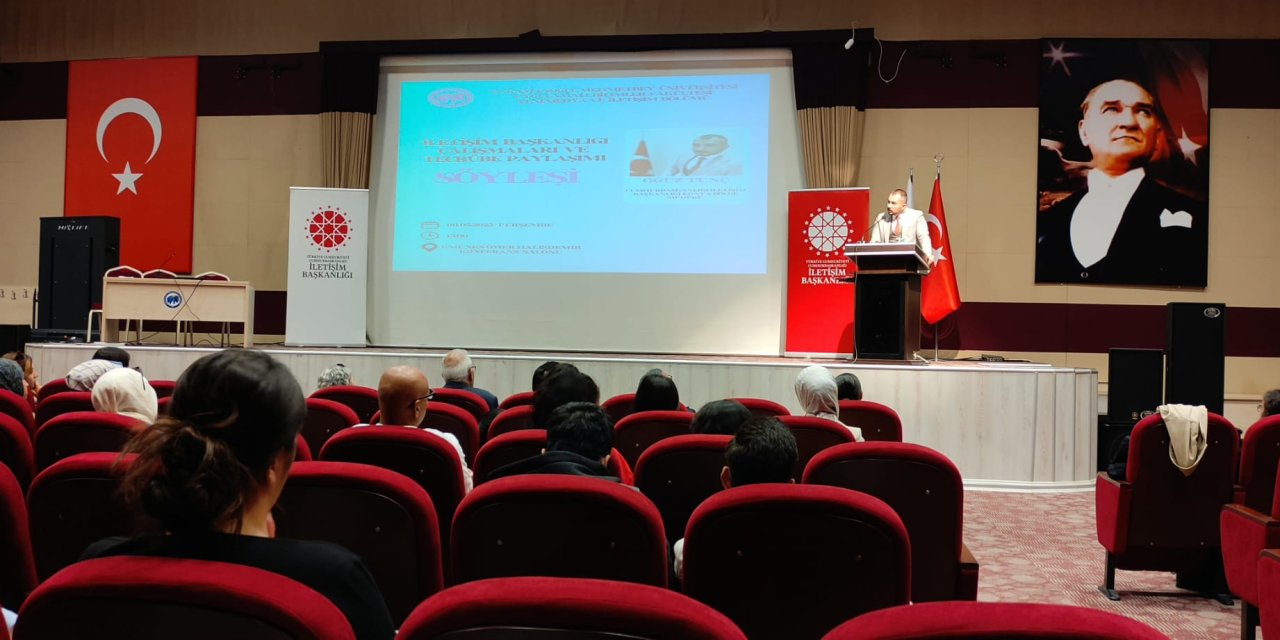 Karaman’da İletişim Başkanlığının Çalışmaları ve Tecrübe Paylaşımı Söyleşisi