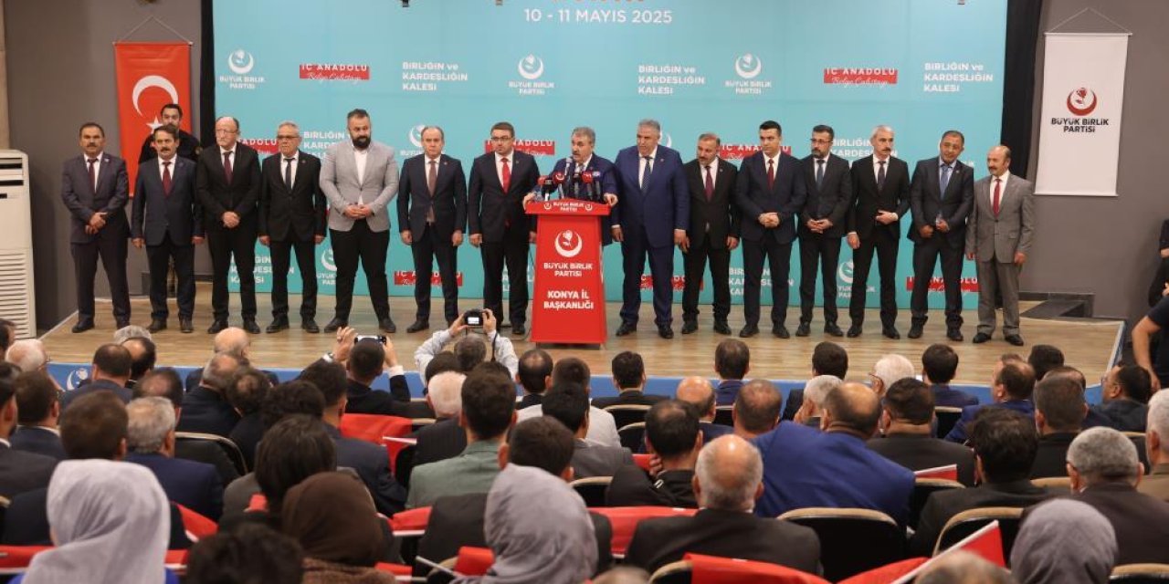 BBP Genel Başkanı Destici Konya'da