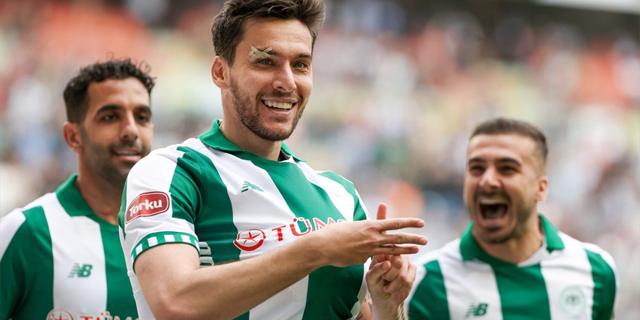 Konyaspor 2-1 kazandı, ligde kalmayı garantiledi