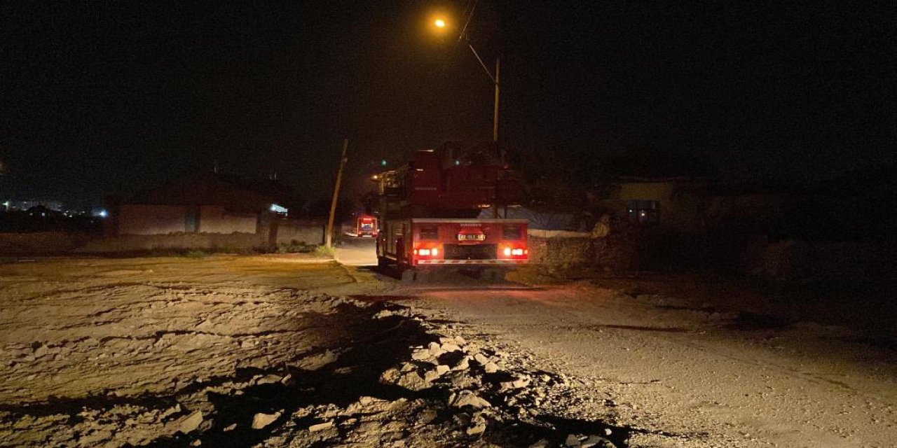 13 katlı binada yangın ihbarına giden Konya itfaiyesi bu manzara ile karşılaştı