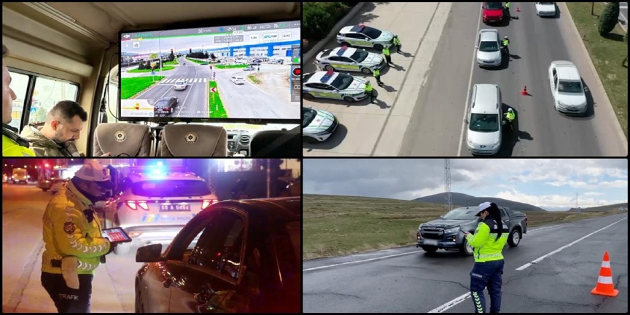 1 haftada 3 milyon 600 bin araç denetlendi