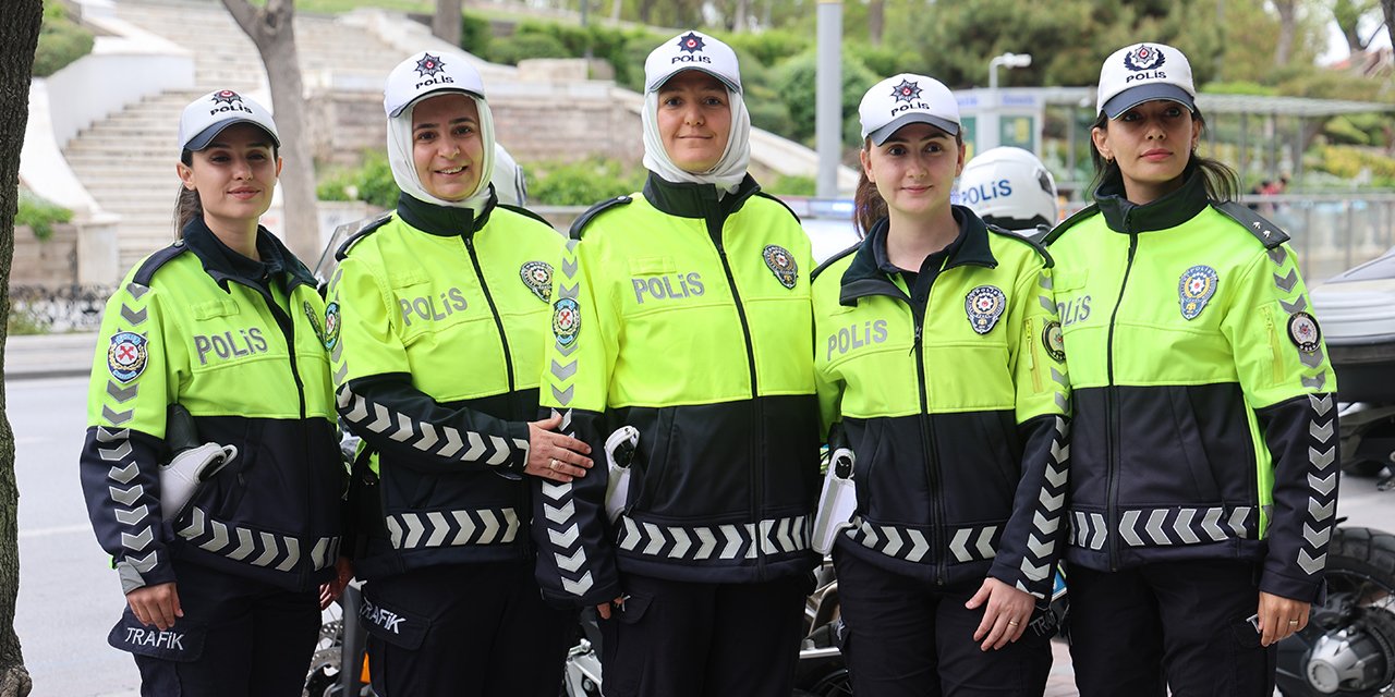 Konya’da polis anneler, Anneler Günü’nde de görevde