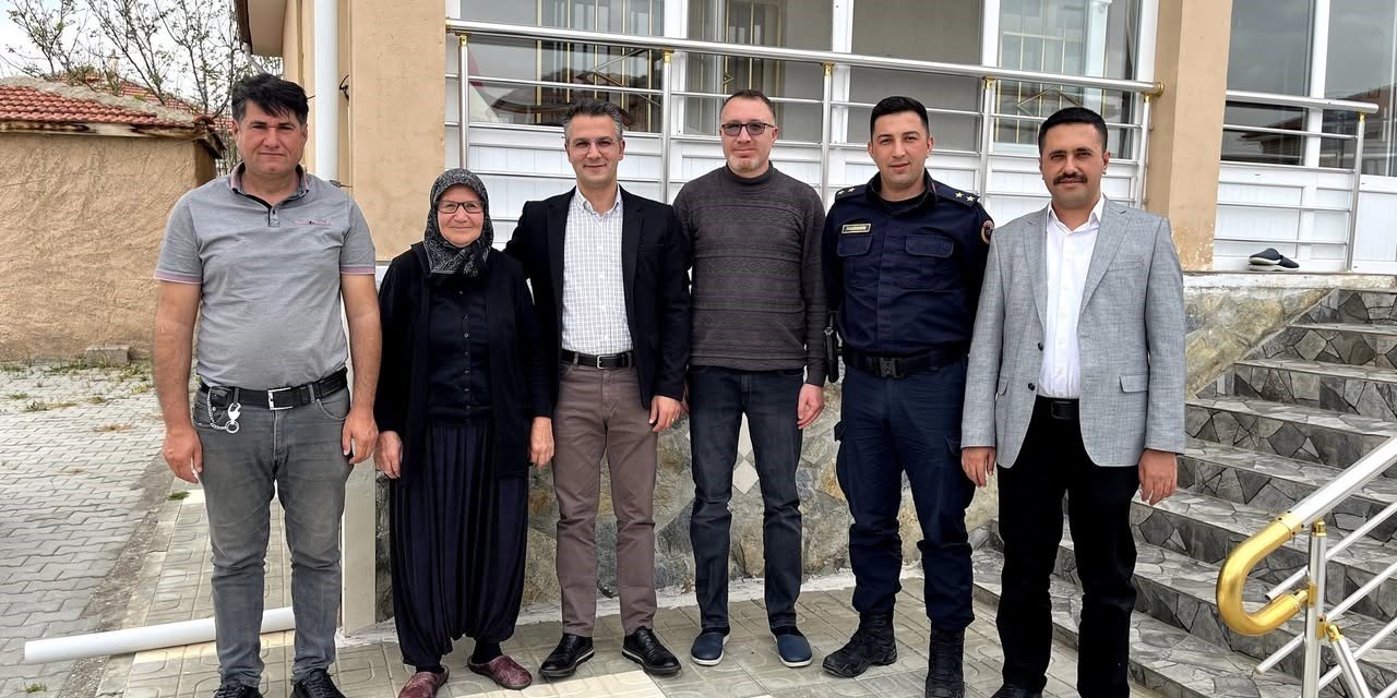 Konya’da şehit annesine kaymakamdan ziyaret