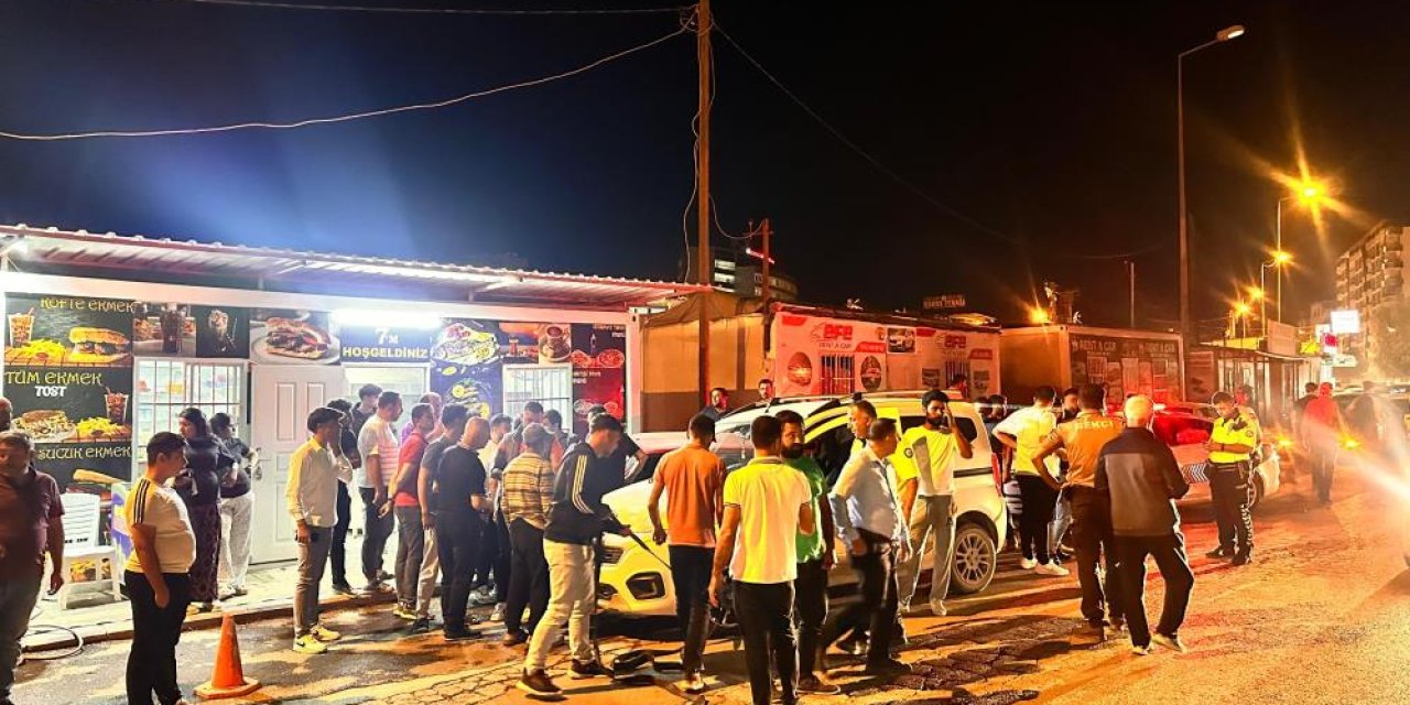 Sabah satacaktı, park halindeyken üzerine hafif ticari araç çıktı