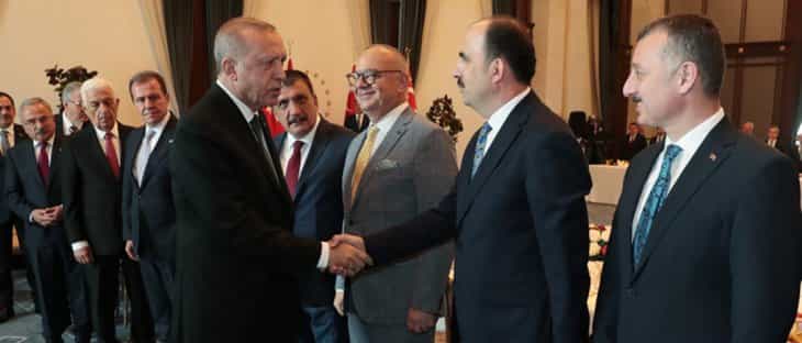 Cumhurbaşkanı Erdoğan, büyükşehir belediye başkanlarını kabul etti