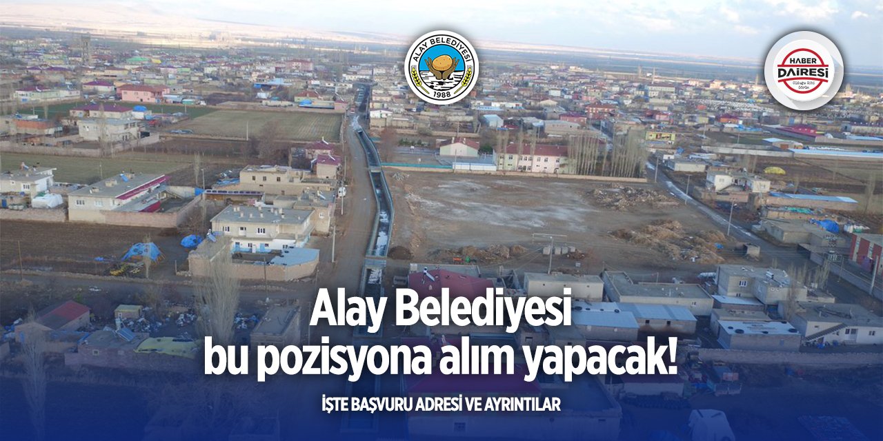 Niğde Alay Belediyesi personel alımı 2025