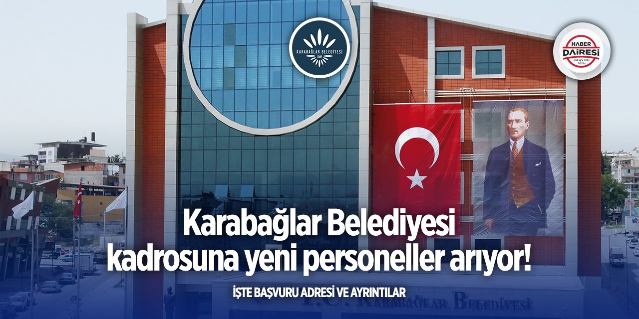 İzmir Karabağlar Belediyesi personel alımı 2025