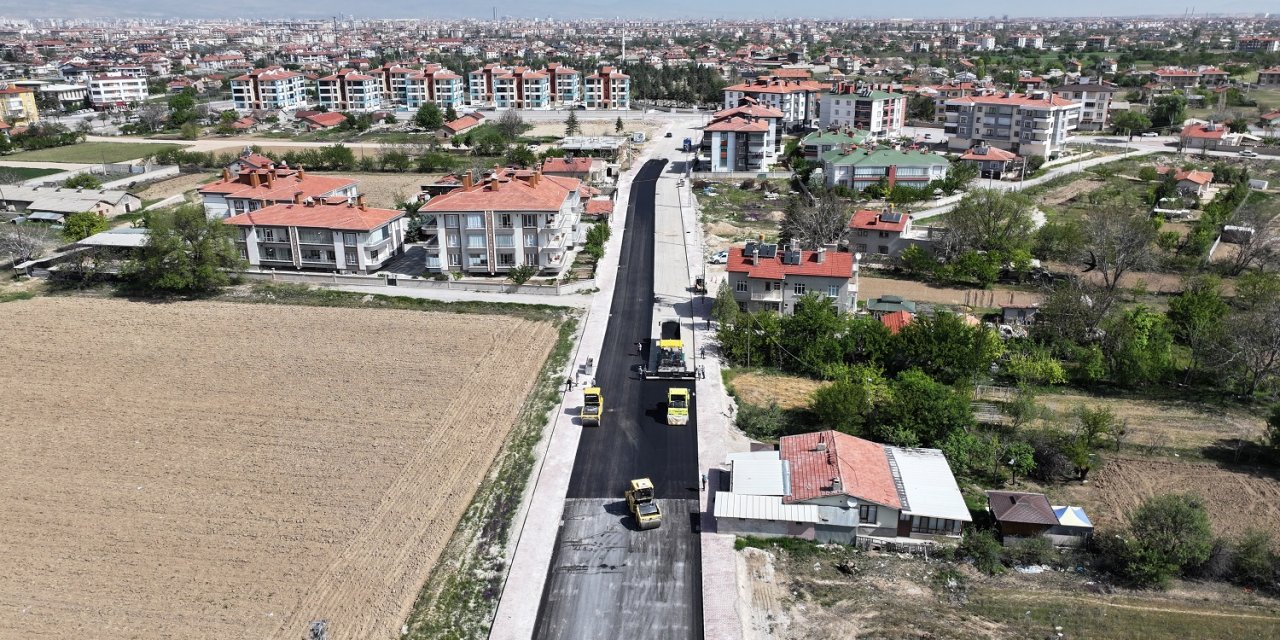 Karatay’ın 2,2 kilometrelik bağlantı yolu hizmete açıldı