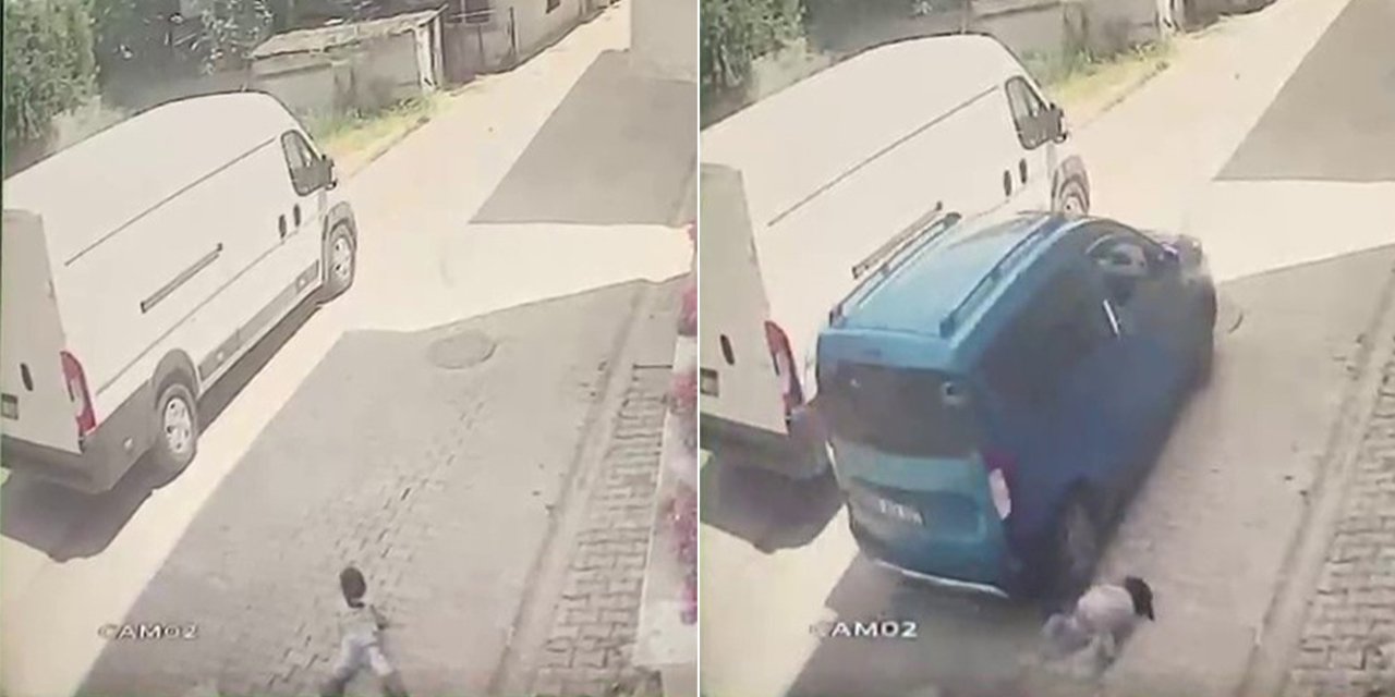 4 yaşındaki çocuk arabanın altında ezildi! Kamera o anları kaydetti