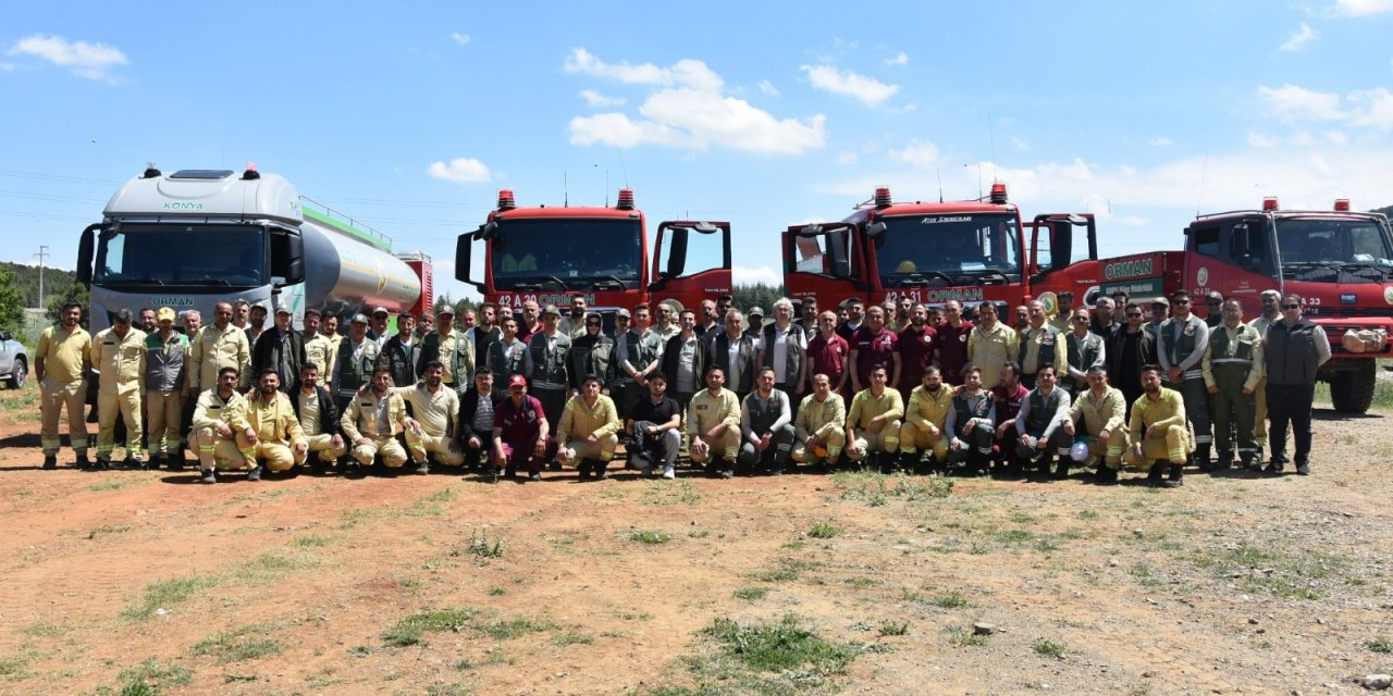 Konya’nın yeşil vatan nöbetçileri göreve hazır