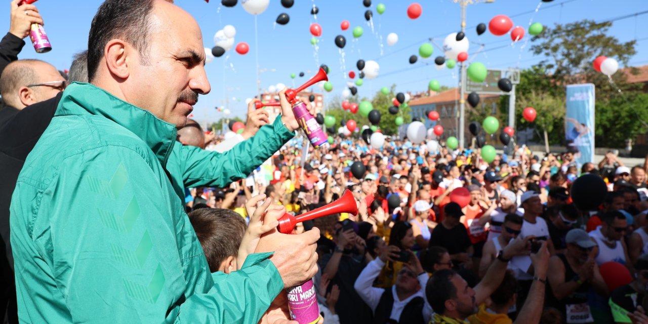 Konya’da maraton günü! Trafiğe dikkat