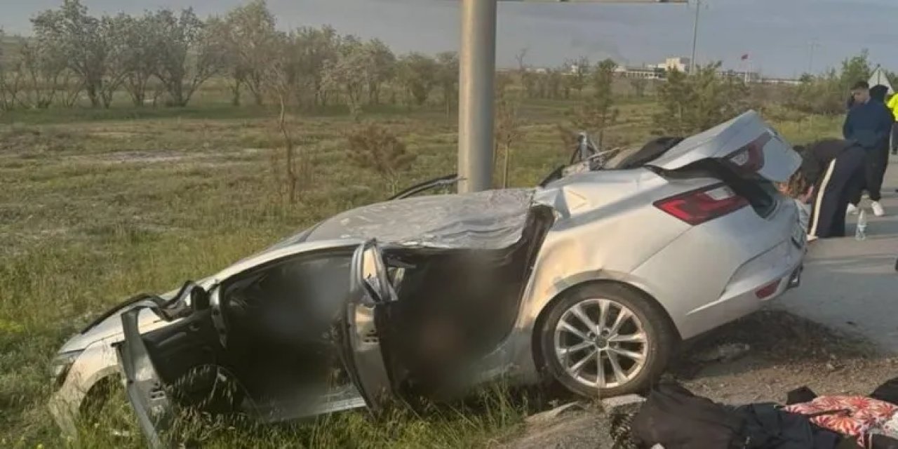 Konya’da feci kaza! Otomobil takla attı, 2 kişi hayatını kaybetti