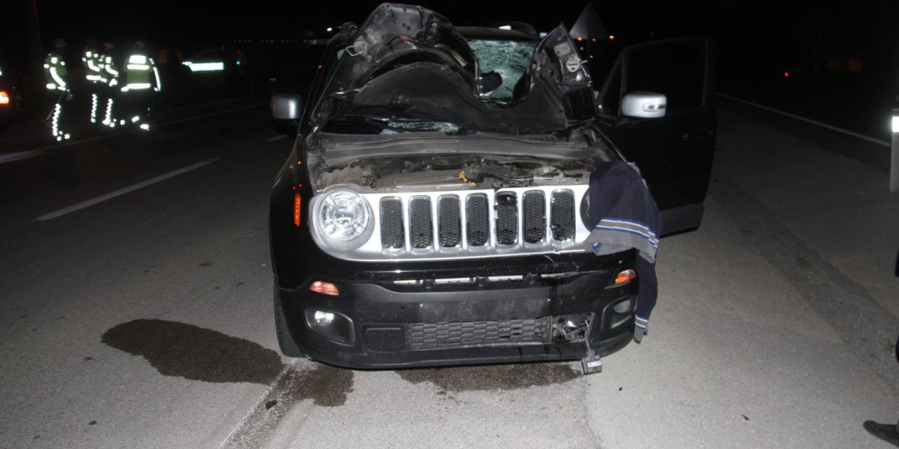 Konya’da yürek yakan kaza! Cipin çarptığı Mustafa Altuğ öldü