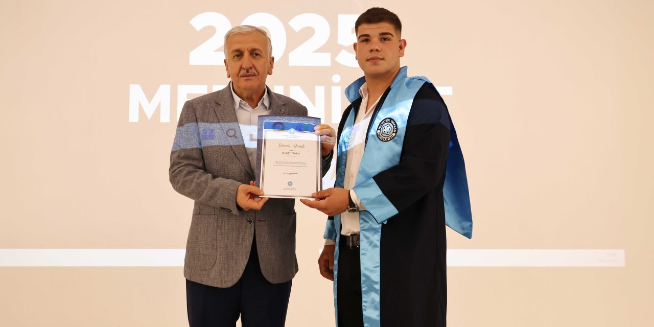 Konya’da üretimin kalbindeki okulda ilk mezuniyet sevinci