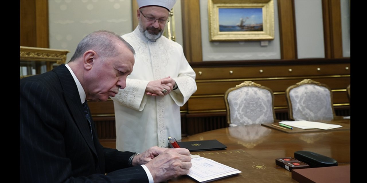 Cumhurbaşkanı Erdoğan’dan TDV'ye kurban bağışı