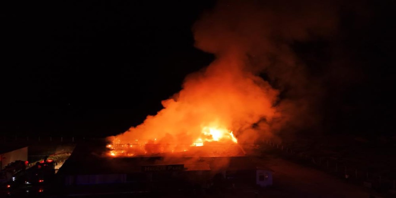 Konya yolundaki dinlenme tesisinde korkutan anlar