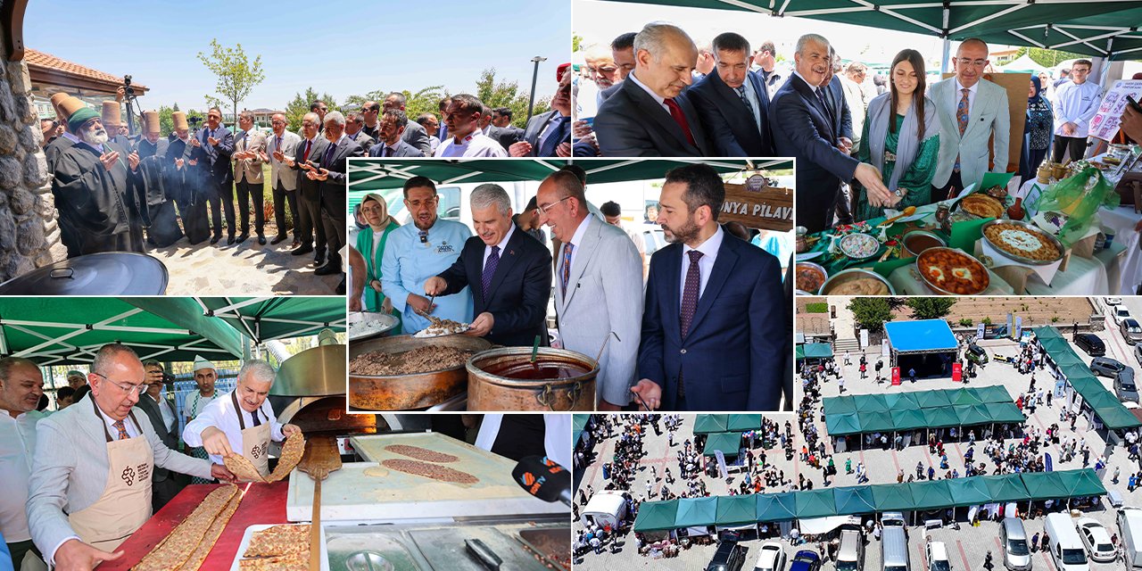 Konya’nın damak çatlatan lezzetleri ziyaretçileri mest etti