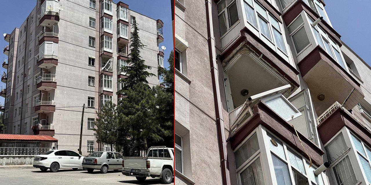 Konya’da 5 katlı binada patlama! 1 kişi yaralandı