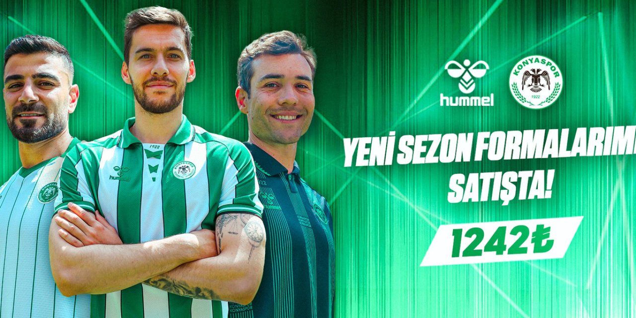 Konyaspor’un yeni sezon formaları satışa çıktı
