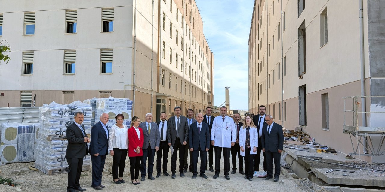 Konyalıların beklediği 150 yataklı yeni hastanede geri sayım başladı