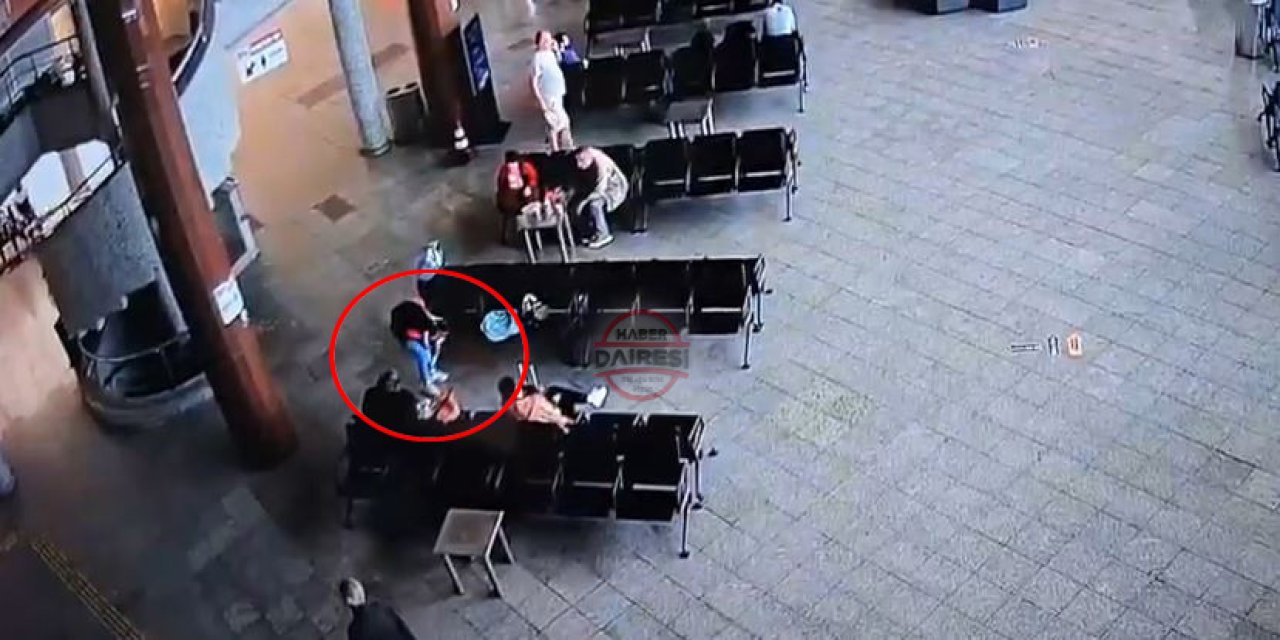 Konya Otogarında Heimlich manevrası hayat kurtardı