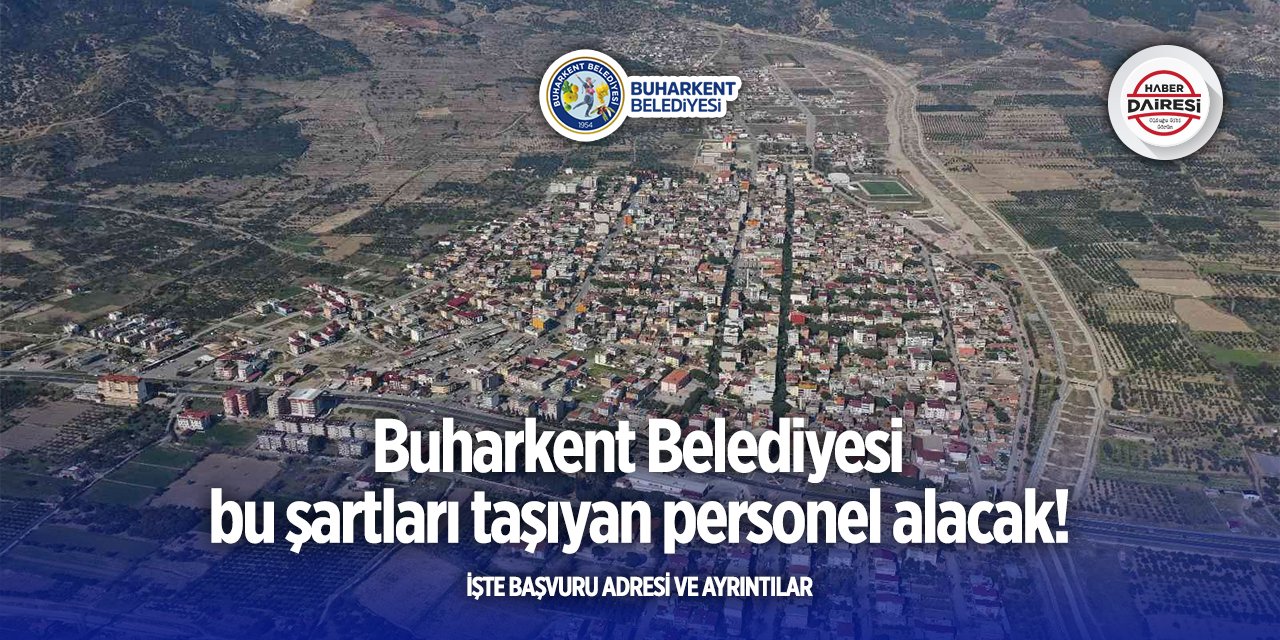 Aydın Buharkent Belediyesi personel alımı 2025