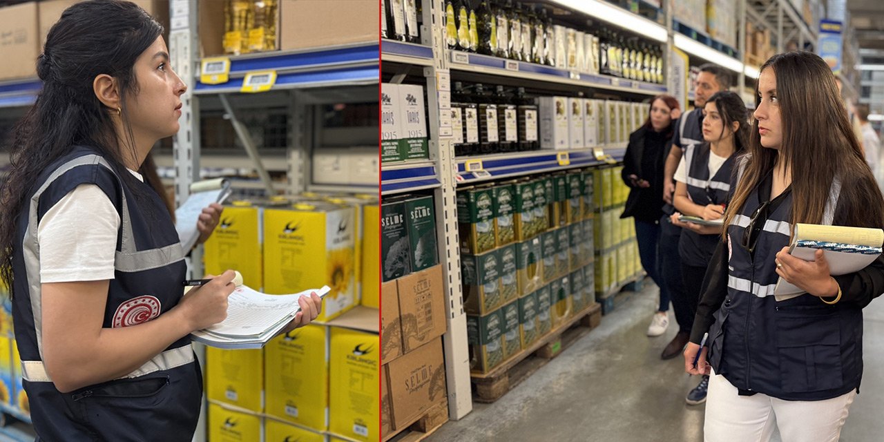 Konya'da marketlere fiyat ve etiket denetimi