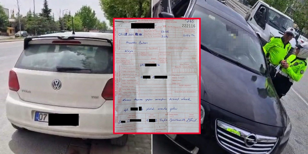 Konya’da 40 araca Martı TAG cezası