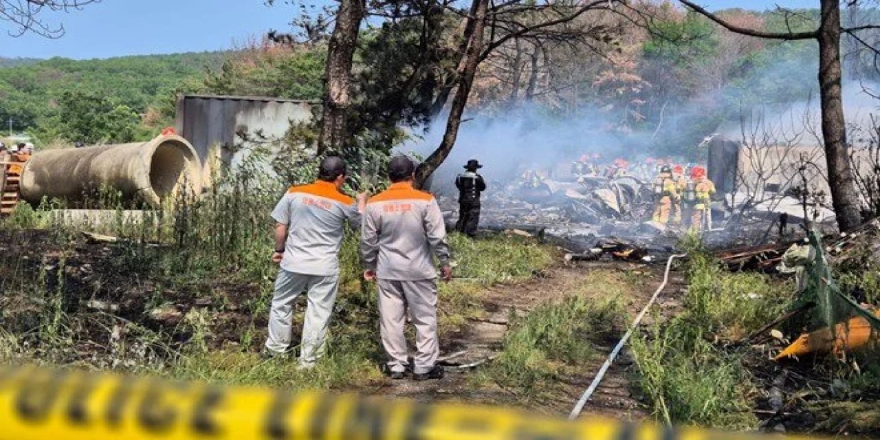 4 personelin bulunduğu askeri uçak düştü: 2 ölü