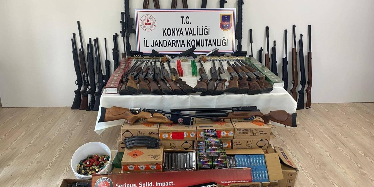 Konya’da JASAT’tan silah kaçakçılarına operasyon