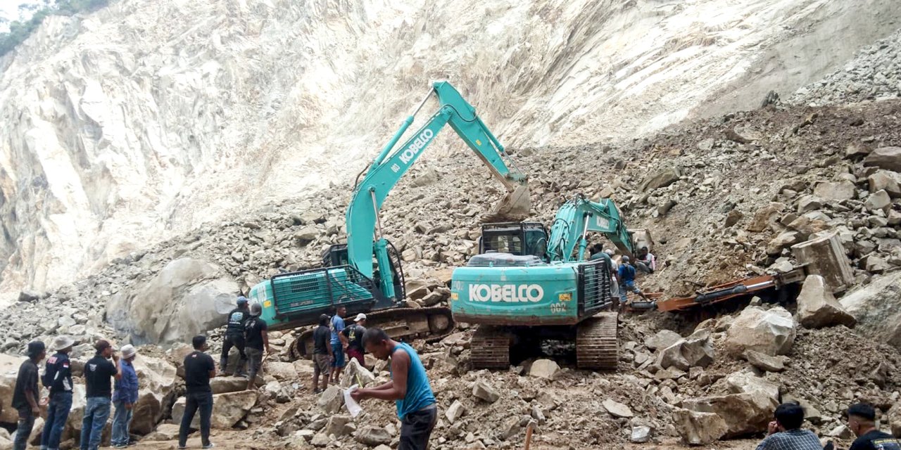 Taş ocağında göçük: 10 ölü