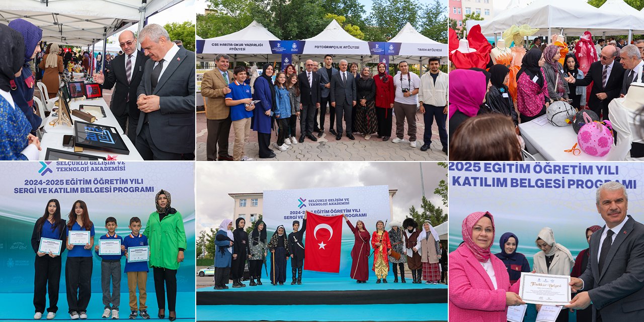 Öğrenciler sertifikasını aldı! Selçuklu’da eğitim yılı tamamlandı