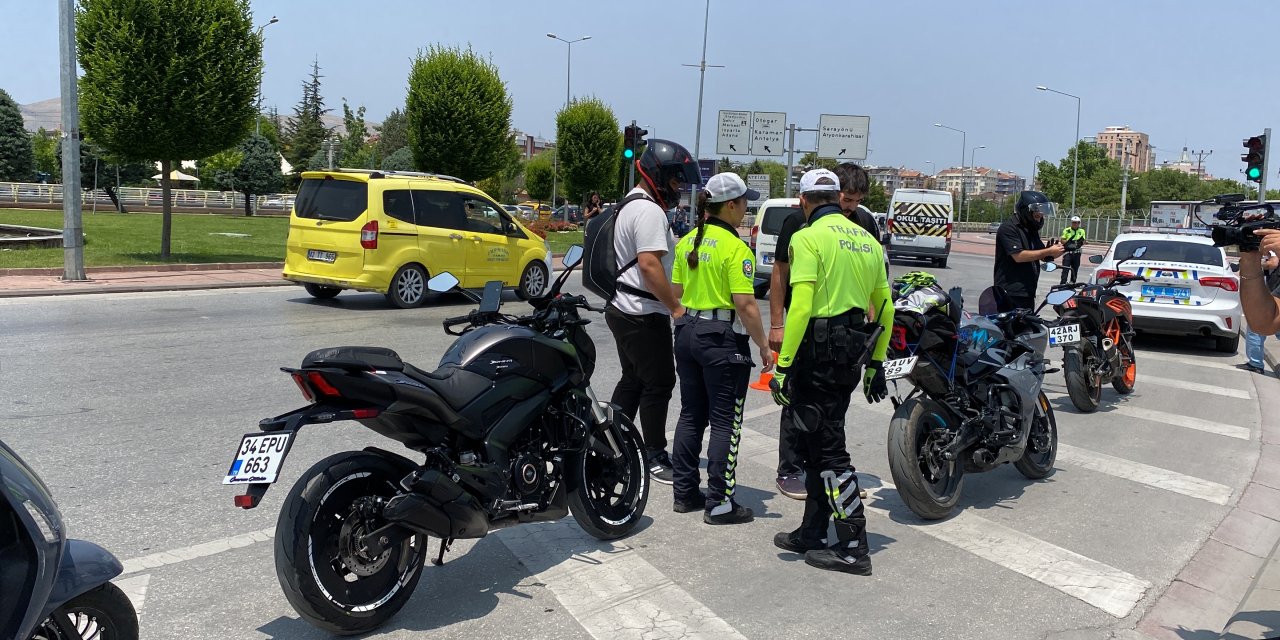 Bayram tatilinde Konya trafiği kontrol altında