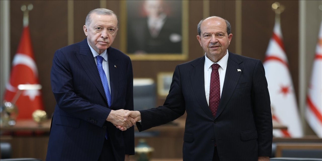 Cumhurbaşkanı Erdoğan, KKTC Cumhurbaşkanı Tatar'ın bayramını kutladı