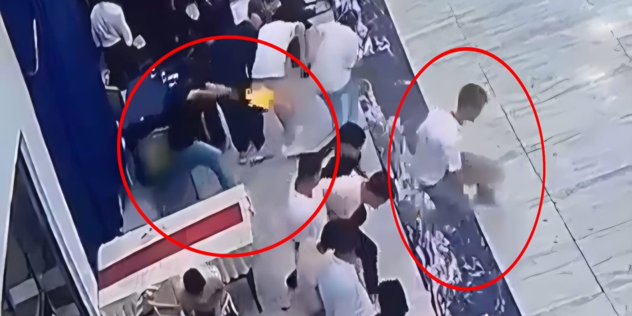 Düğün salonunda 1 kişinin öldüğü silahlı saldırı anı kamerada