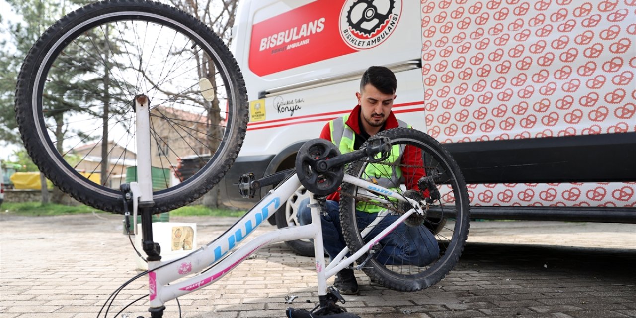 Konya'da çocukları sevindiren uygulama: Bisbulans