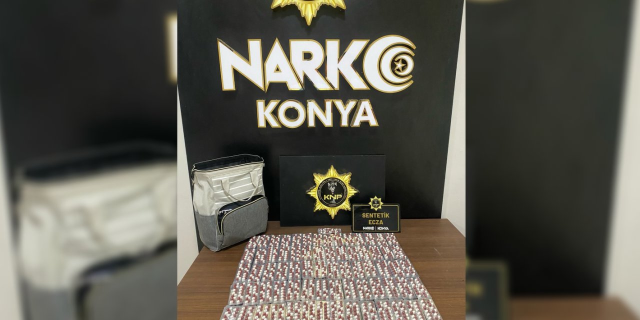 Konya polisinden zehir tacirlerine darbe