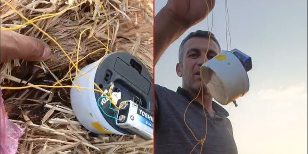 Çiftçi buğday tarlasında buldu, ekipler alarma geçti