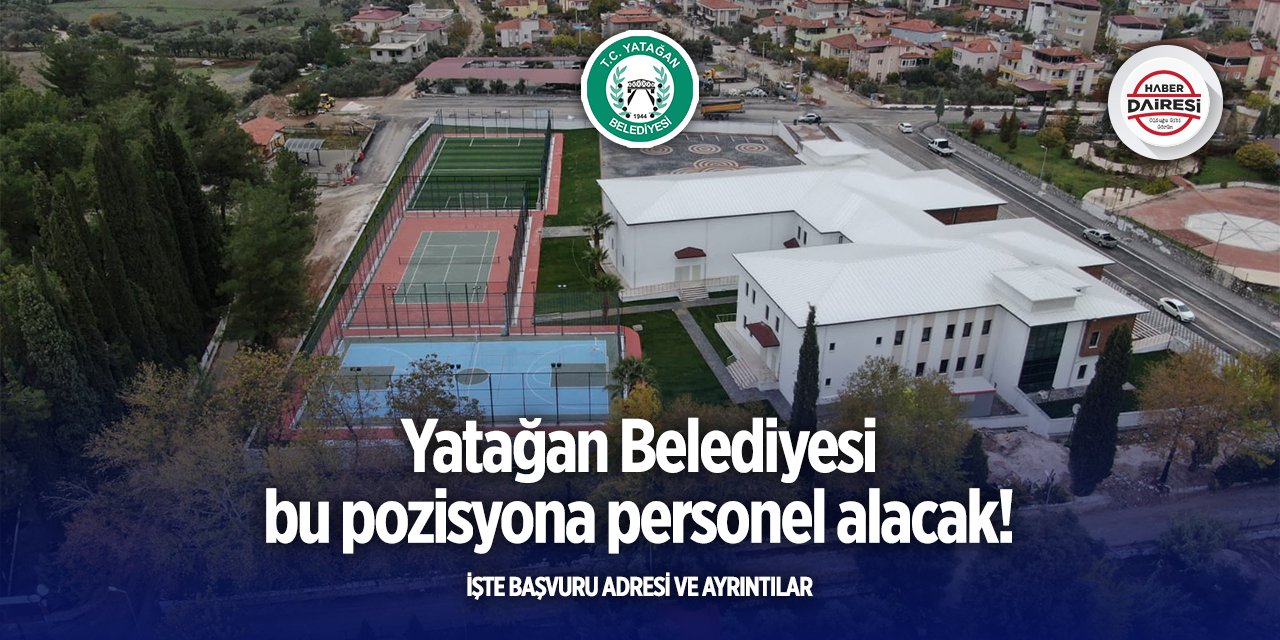 Muğla Yatağan Belediyesi personel alımı 2025