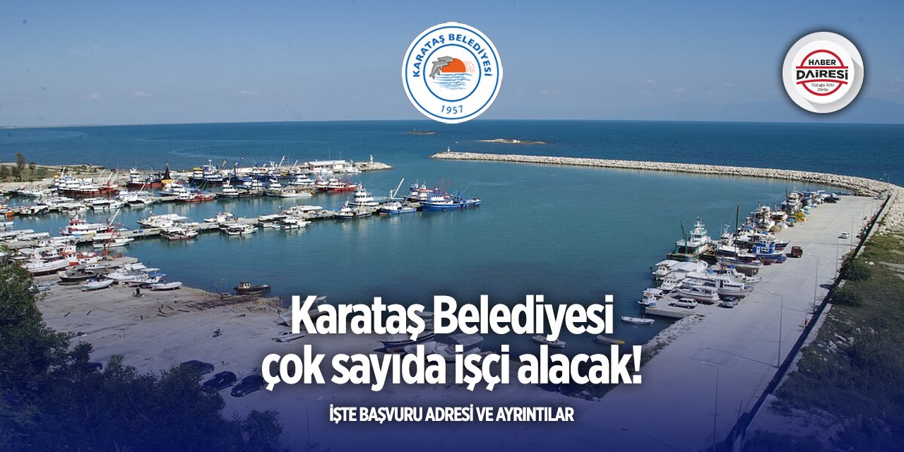 Adana Karataş Belediyesi personel alımı 2025