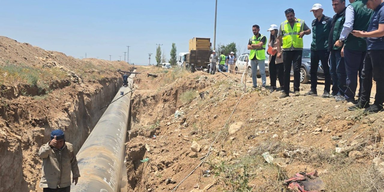 Bu borular Konya’ya can suyu getirecek