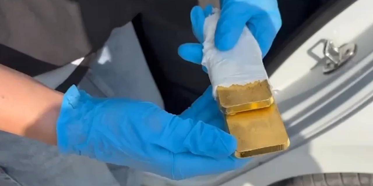 Otomobilde 9,9 kilo külçe altın ele geçirildi