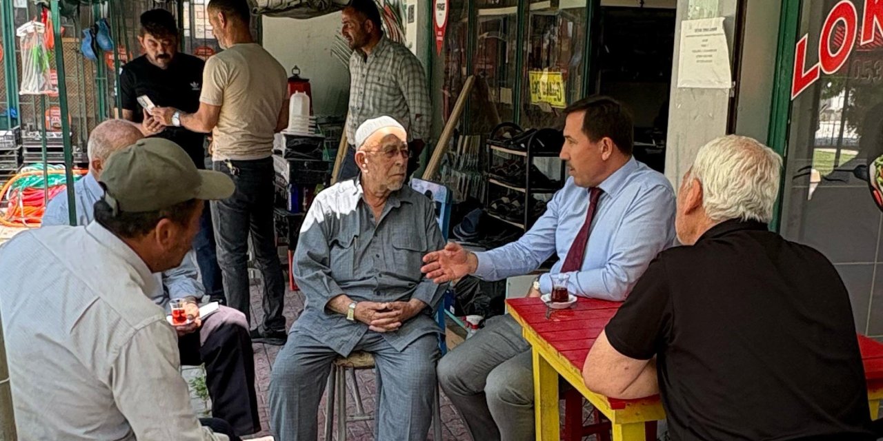 Yerinde hizmet, birebir iletişim! Başkan Kılca mahalle mahalle geziyor