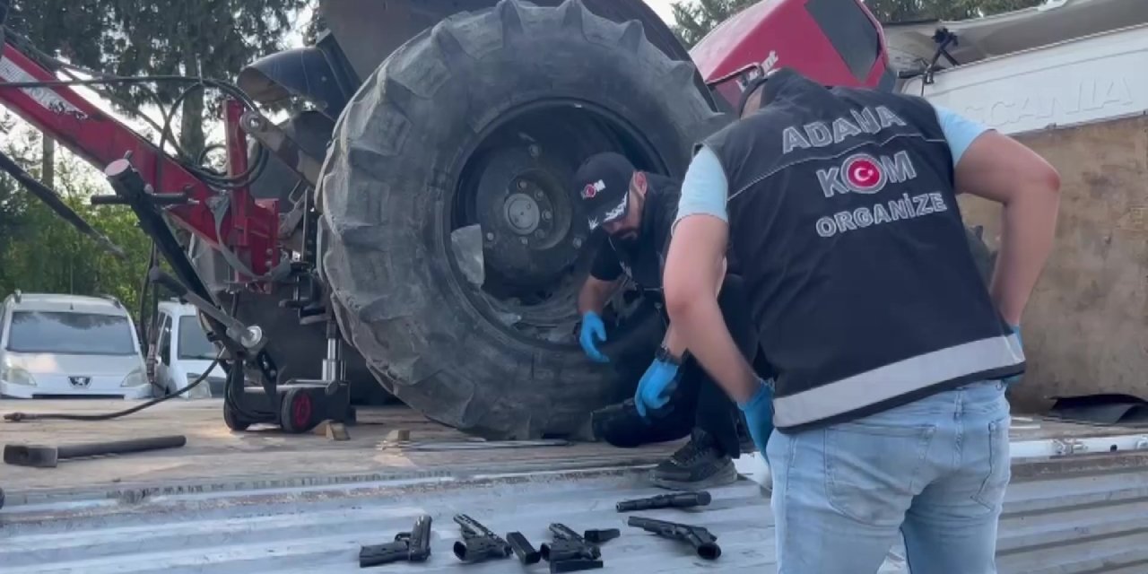 Cephanelik gibi TIR Konya’da takibe alındı! 420 ruhsatsız tabanca ele geçirildi