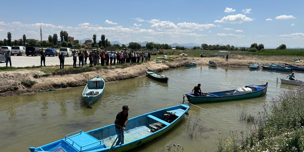 Konya Beyşehir Gölü’nde Vira Bismillah coşkusu