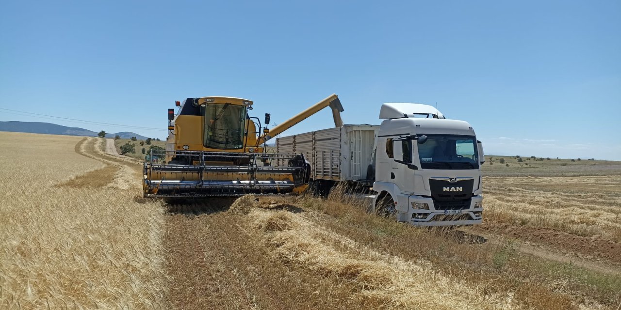Beyşehir ve Hüyük’te arpa hasadı başladı
