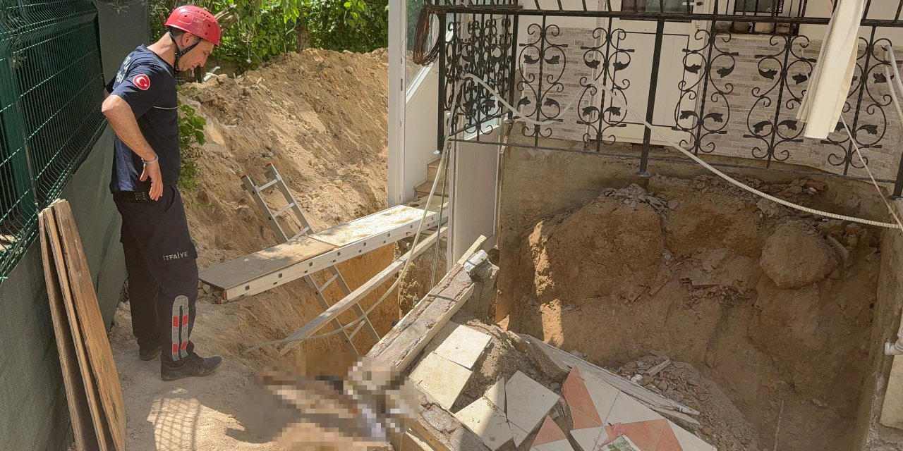 Çöken balkonun altında kalan işçi öldü