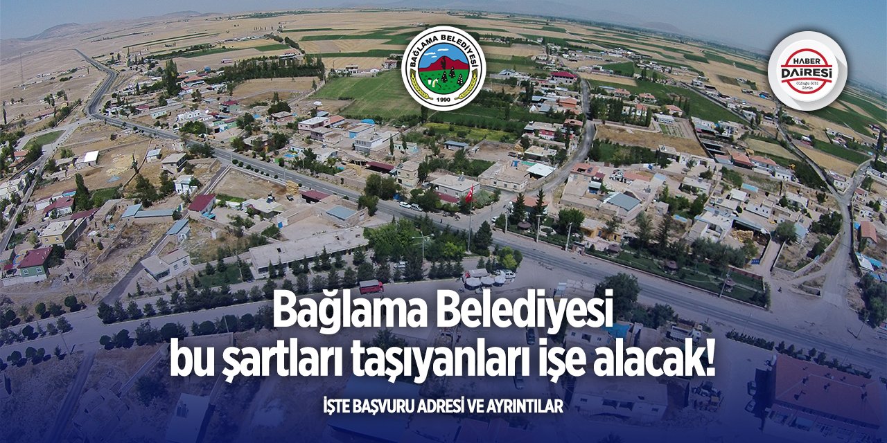 Niğde Bağlama Belediyesi işçi alımı 2025