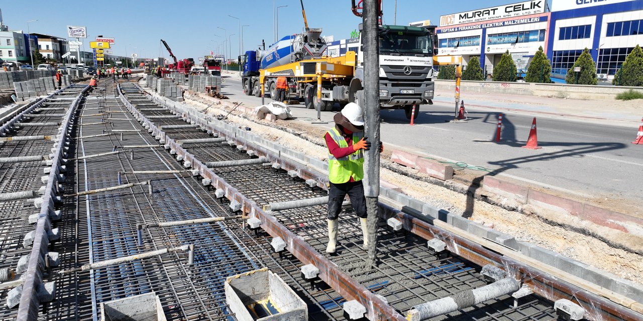Konya’nın yeni tramvay hattı bu tarihte yolcu taşıyacak