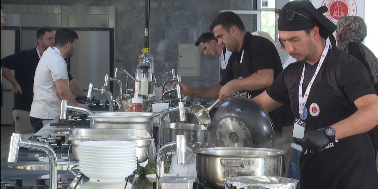 Adliyedeki şefler yarıştı: Konya ikinci oldu